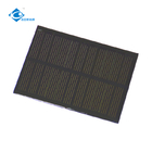 6V Epoxy Resin Mini Solar Panel ZW-8060 High Efficiency 130mA Poly Solar Panel Charger 0.7W